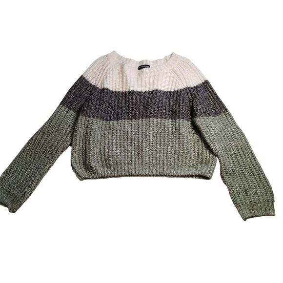 Streetwear Society Sweaters - Streetwear Society Striped Sweater Medium / Chandail Rayé Femme Médium